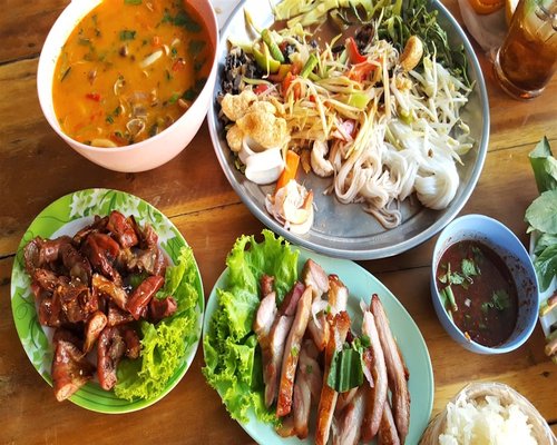 simple Thai style homemade dinner